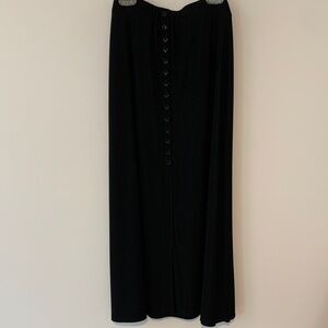 Briggs New York Classic Black midi Skirt 8 petite great stretch